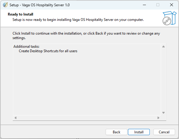 Installation - Confirm installation