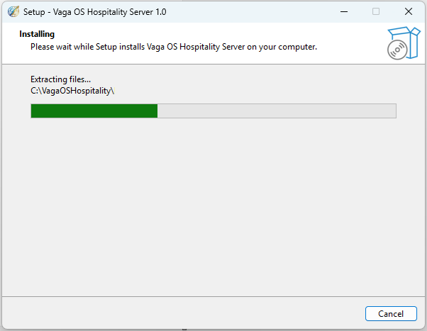Installation - Let setup finish